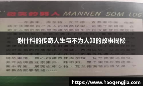 谢什科的传奇人生与不为人知的故事揭秘
